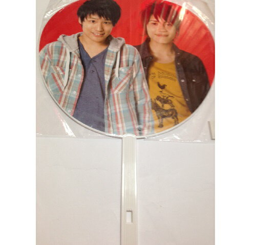 Anime Goods - 　WEST.　ジャニーズWEST（b.a.d)・【公式うちわ】☆　桐山照史＆中間淳太・・ 関西ジャニーズJr時代ユニット・ 　☆コンサート会場販売グッズ