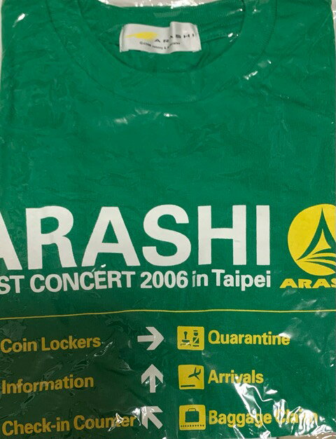 Other - 【新品】嵐 　ARASHI・・【Tシャツ】・2006 Fist Concert in Taipei 　コンサート会場販売グッズ