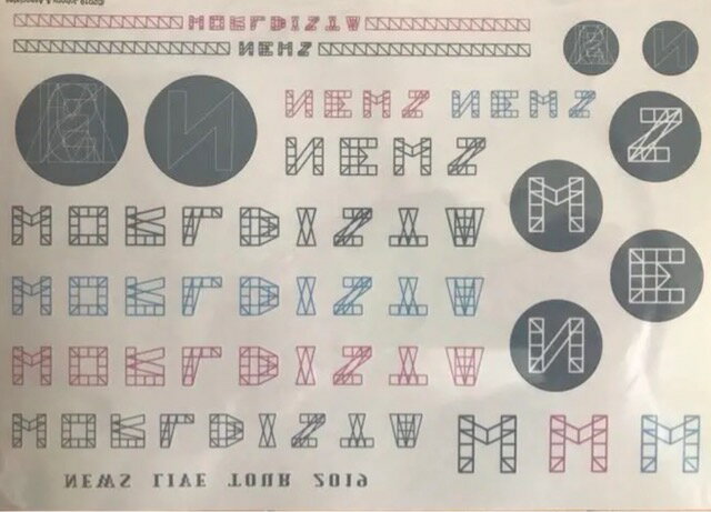 【新品】 NEWS・【ボディーシール】・・・NEWS LIVE TOUR 2019 WORLDISTA ・・最新コンサート会場販売グッズ