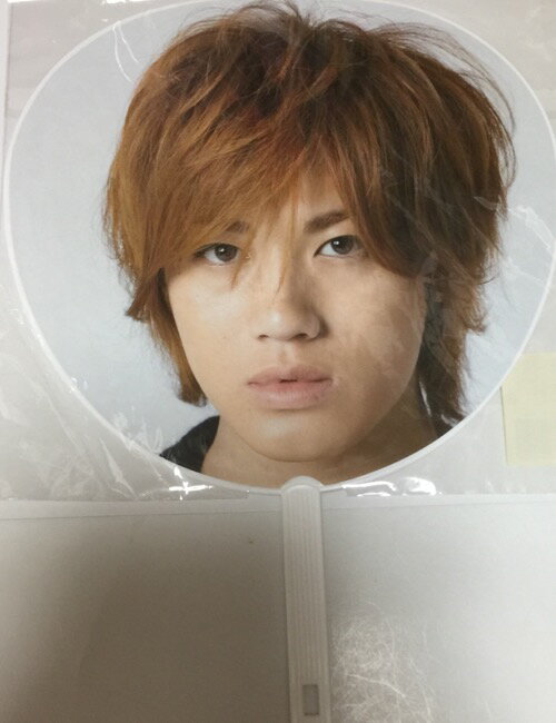 KAT-TUN ・赤西仁 【公式うちわ 】・カウコン2007-2008 Johnnys Countdown Concert ＊ Jin Akanishiコンサート会場販売グッズ