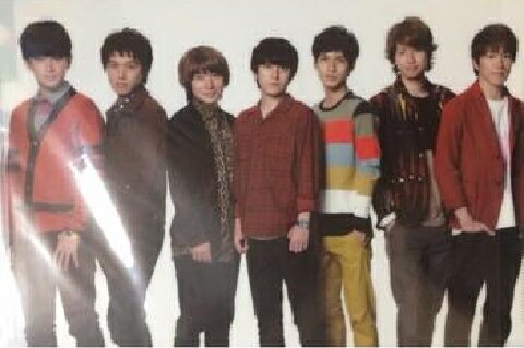 関ジャニ∞・【クリアファイル】・集合 　8EST TOURコンサート会場販売グッズ