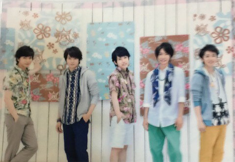 【新品】 嵐 ARASHI 【クリアファイル】・集合 ☆　・ ・BLAST IN　HAWAI　Tou ...