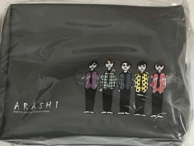 【新品】 嵐 ARASHI・・【ポーチ】・・ARASHI EXHIBITION “JOURNEY” 嵐を旅する展覧会・・会場販売グッズ