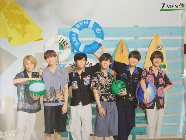 【新品】サマステ 2021【ポスター】・7Men侍・サマステ　ライブ　THE FUTURE コンサート会場販売グッズ　( セブンメン侍 せぶんめん　) 中村嶺亜