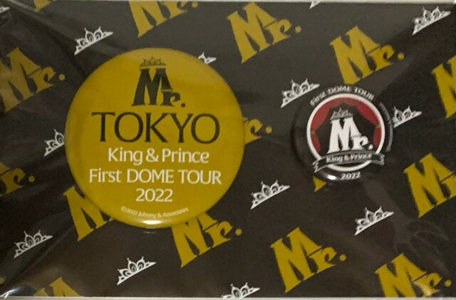  2022 King&Prince ( キンプリ)・　東京　　King & Prince First DOME TOUR 2022 〜Mr.〜　コンサート会場販売
