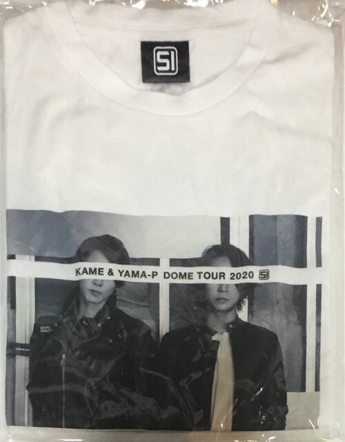 【新品】亀と山P ・・【Tシャツ】・ KAME & YANMA-P DOME TOUR 2020 SI・　コンサート会場販売グッズ　山下智久　亀梨和也　KAT-TUN