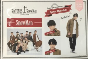 【新品】 2021 Snowman・【ステッカーセット】宮舘涼太・一周年記念　アイランドストア　・最新グッズ販売・・