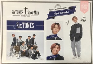 【新品】SixTONES (ストーンズ) 2021・【ステッカーセット】・田中樹・一周年記念 アイランドストア ・最新グッズ販売・・