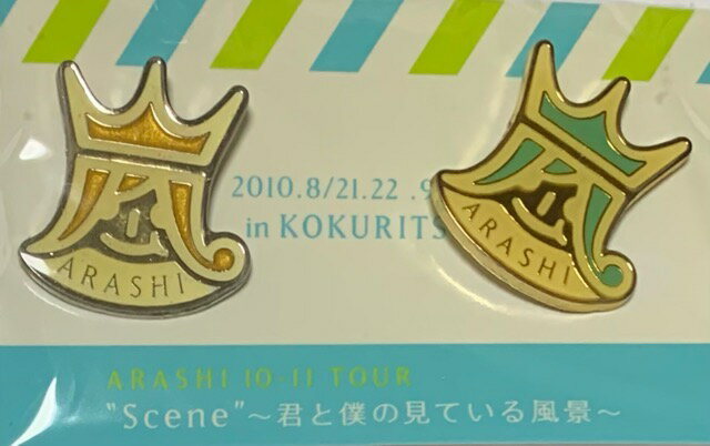 楽天市場】嵐 ピンバッジの通販