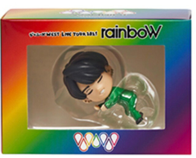 【新品】ジャニーズWEST WEST. 2021・【離しま線隊レインボー】グリーン 神山智洋(かみやまともひろ)・ジャニーズWEST LIVE TOUR 2021 rainboW (レインボー)・・最新コンサート販売グッズ (ジャニスト)