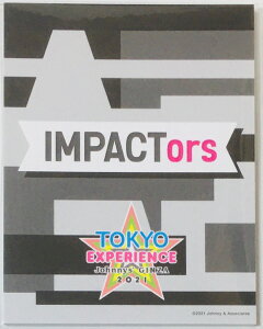 【新品】ジャニーズ銀座　2021 【メモ帳】・IMPACTors・シアタークリエ『ジャニーズ銀座2021 TOKYO EXPERIENCE 　会場販売　インパクターズ