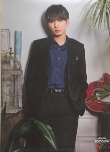 【新品】ジャニーズWEST ・2021・【ポスター】 藤井流星(ふじいりゅうせい)・ジャニーズWEST LIVE TOUR 2021 rainboW (レインボウ)・・最新コンサート販売グッズ (ジャニスト)
