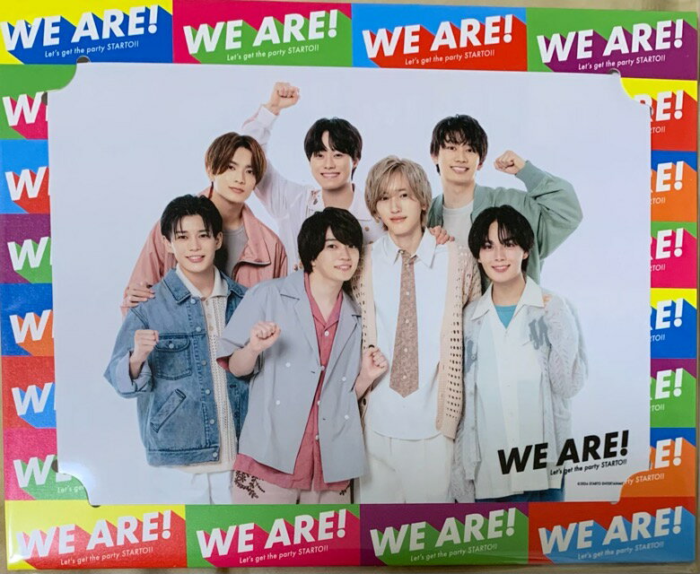  2024 なにわ男子 ・・WE ARE! Let's get the party STARTO！！　コンサートグッズ販売