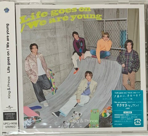 ������š�King��Prince ����ץꡡCD DVD���󥰥� Life goes on / We are young ��������A