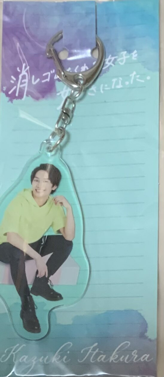 【新品】2022 なにわ男子 【アクリルキーホルダー】・藤原丈一郎 消しゴムをくれた女子