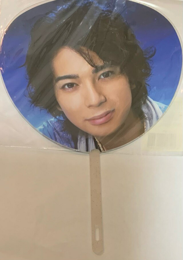 嵐　(ARASHI)・【ミニうちわ】・松本潤　☆2008 Around Asia in Tokyo・・コンサート会場販売グッズ