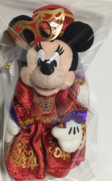 　Disney (ディズニー）・【ぬいぐるみバッジ】・・ミニーマウス・2011　Halloween・・ディズニーランド