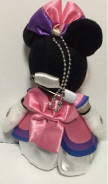 【中古】　Disney (ディズニー）・【ぬいぐるみバッジ】・♡　ミニーマウス　♡　・ディズニーランド