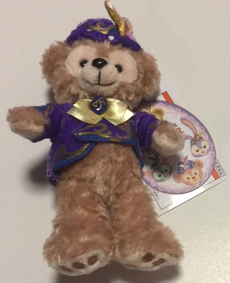 【新品】　Disney (ディズニー）・【ぬいぐるみバッジ】・・ダッフィー・35周年・・ディズニーシー