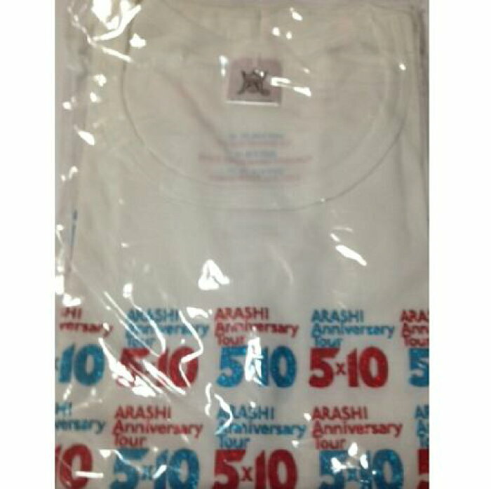 【新品】 嵐・【Tシャツ】・半袖・ ARASHI Anniversary Tour 5×10 コンサート会場販売グッズ