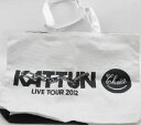 【中古】KAT-TUN 【トートバッグ】 白 Chain tour コンサート会場販売グッズ