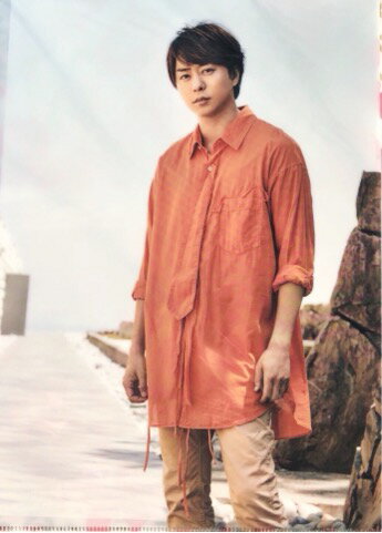 【新品】 嵐 ARASHI・・【クリアファイル】・櫻井翔・5×20 アニバーサリーツアー2018-2019（20周年記念ドームツアー）・最新コンサート会場販売グッズ