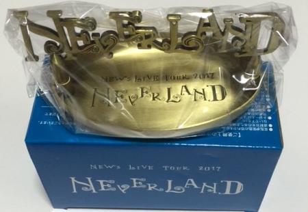 【新品】 NEWS・・【キートレー】・・ ☆ LIVE TOUR 2017 NEVERLAND（ネバーランド）」 最新コンサートグッズ