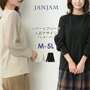 メール便対応 大きいサイズ レディース プルオーバー プリーツシフォン切り替え プリーツ袖 長袖 カットソー トップス sfm sheer M/LL/3L/4L/5L ゆったりサイズ ぽっちゃり女子 プラスサイズ
