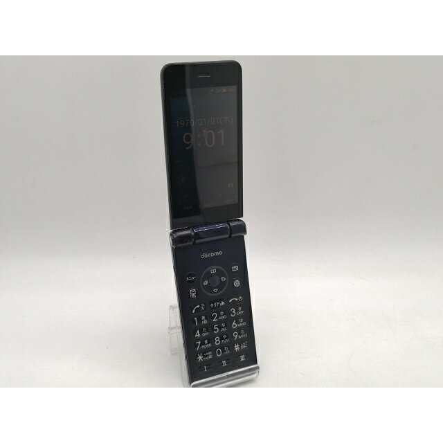 【中古】SHARP docomo SH-02K Blue Black【OSU301】保証期間1ヶ月【ランクC】