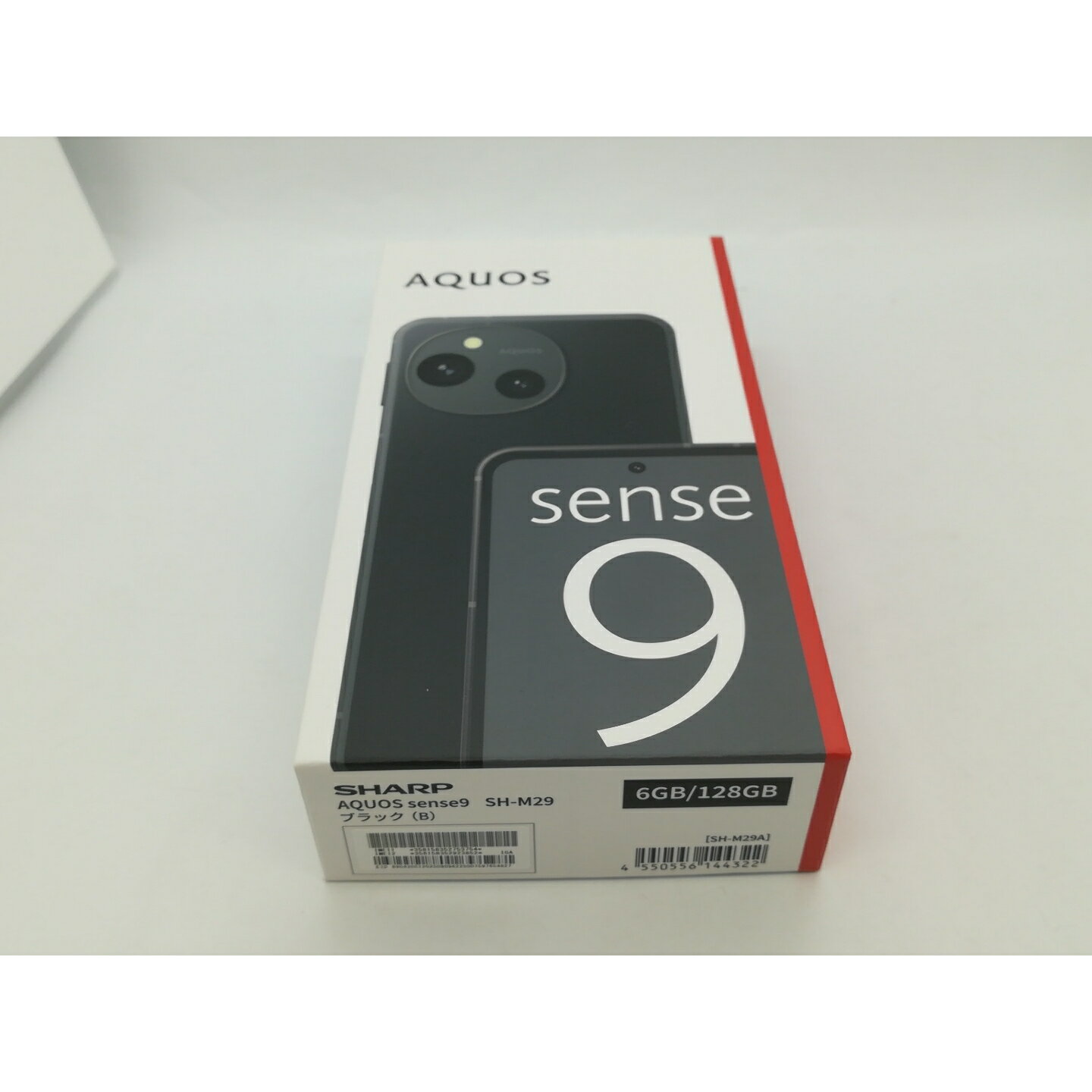 【未使用】SHARP 国内版 【SIMフリー】 AQUOS sense9 ブラック 6GB 128GB SH-M29【OSU301】保証期間3ヶ月