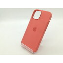 【中古】Apple MagSafe対応iPhone 13 mini シリコーンケース ピンクポメロ MM1V3FE/A【OSU301】保証期間1週間