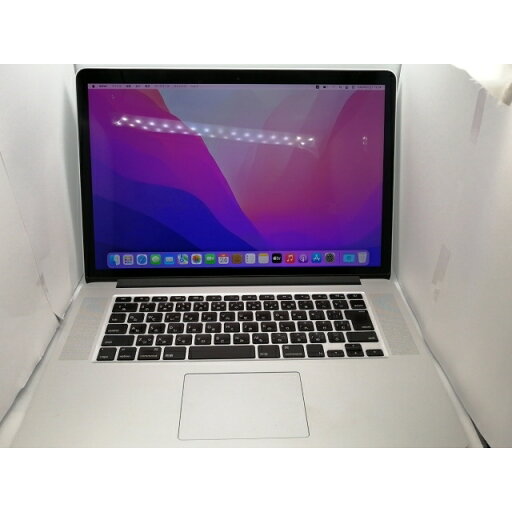 【中古】Apple MacBook Pro 15インチ CTO (Mid 2015) Core i7(2.8G)/16G/1T(SSD)/Iris Pro【OSU301】保証期間1ヶ月【ランクB】 【中古】Apple MacBook Pro 15インチ CTO (Mid 2015) Core i7(2.8G)/16G/1T(SSD)/Iris Pro【OSU301】保証期間1ヶ月【ランクB】
