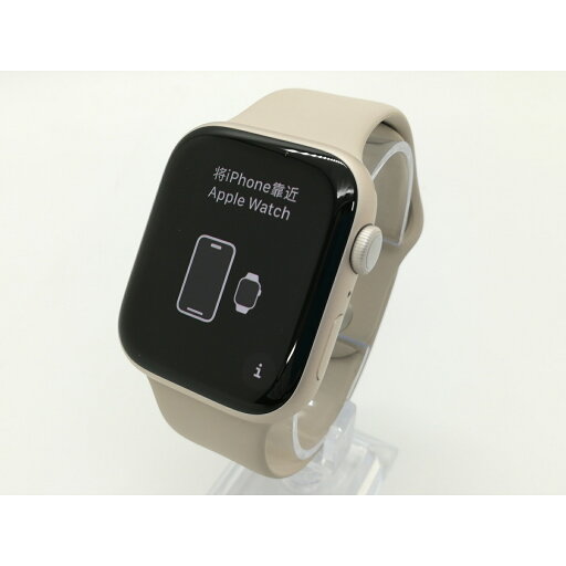 【中古】Apple Apple Watch Series9 45mm GPS スターライトアルミニウムケース/スターライトスポーツバンド(M/L) MR973J/A【静岡】保証期間1ヶ月【ランクB】 【中古】Apple Apple Watch Series9 45mm GPS スターライトアルミニウムケース/スターライトスポーツバンド(M/L) MR973J/A【静岡】保証期間1ヶ月【ランクB】