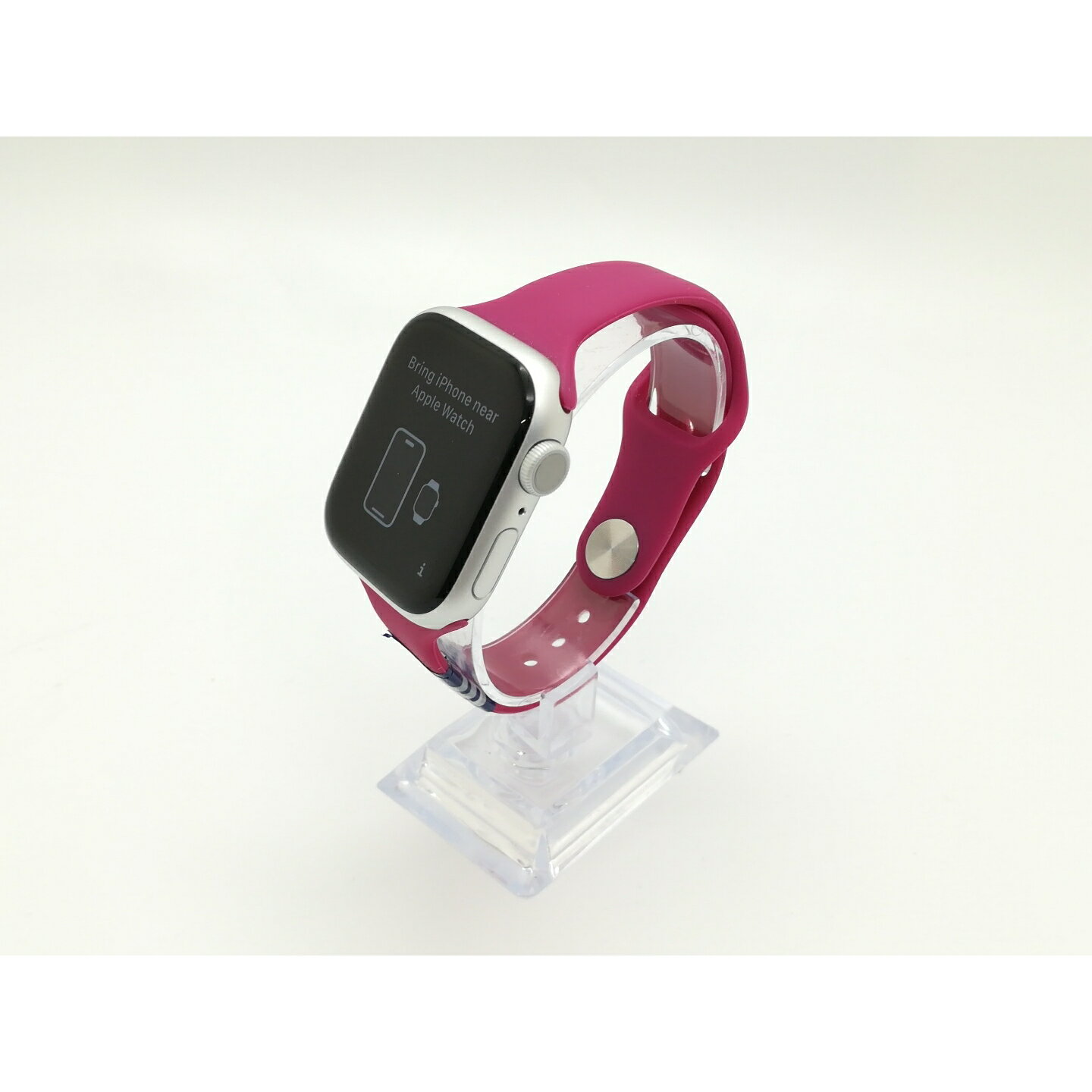 【中古】Apple Apple Watch Series8 41mm GPS シルバーアルミニウムケース/ホワイトスポーツバンド MP6K3J/A【静岡】保証期間1ヶ月【ランクA】