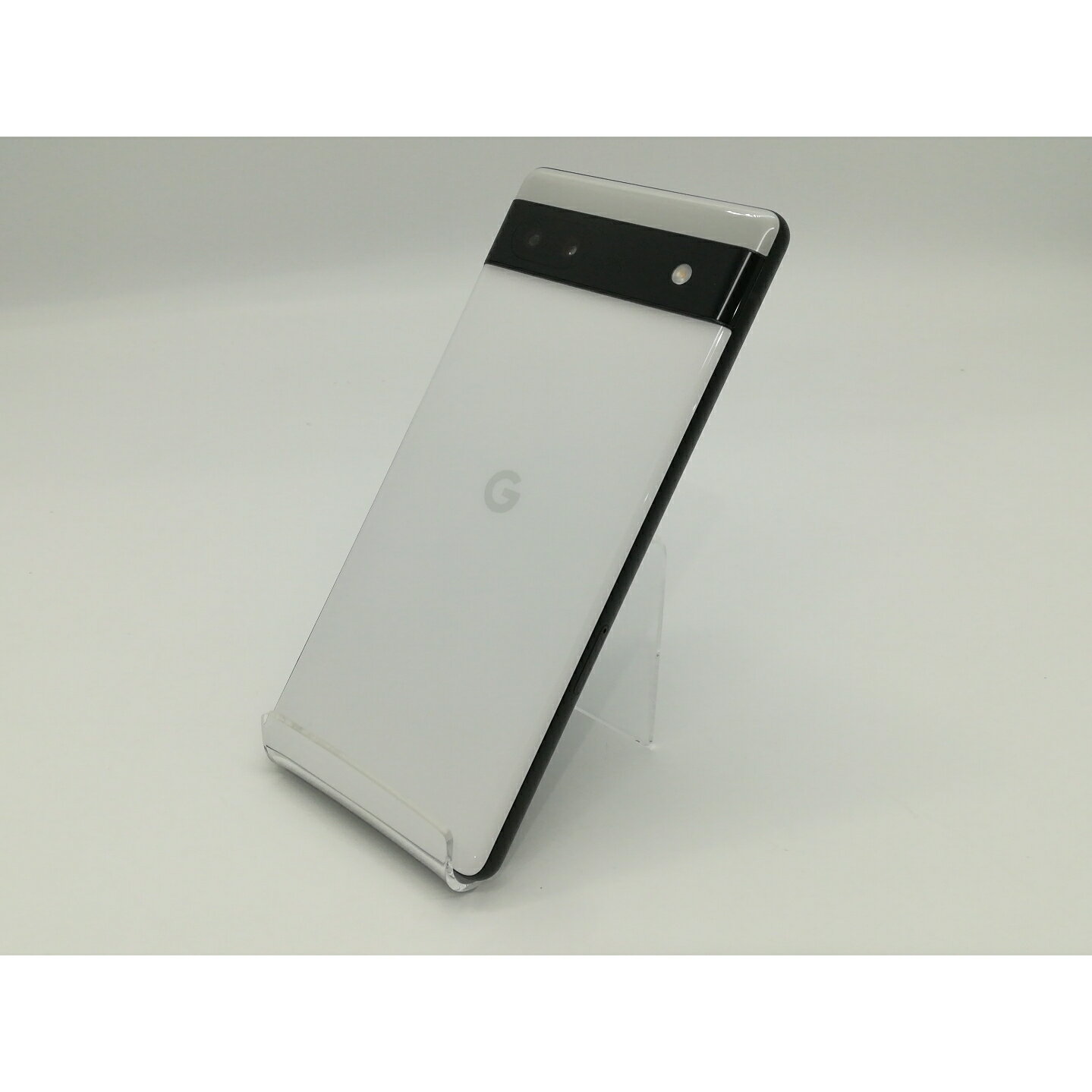 【中古】Google au 【SIMフリー】 Pixel 6a チョーク 6GB 128GB GB17L【浜松駅前】保証期間1ヶ月【ランクA】