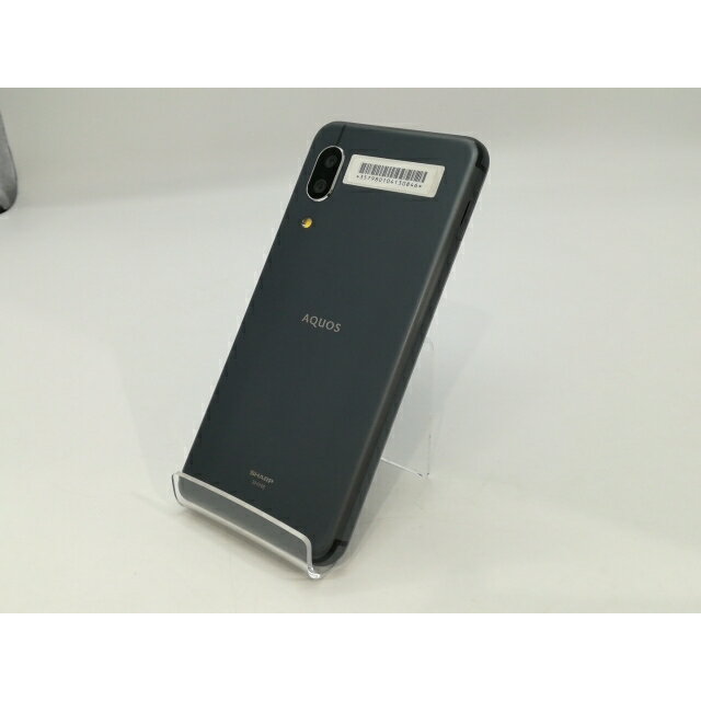 【中古】SHARP au 【SIMロック解除済み】 AQUOS sense3 ブラック 4GB 64GB SHV45【浜松駅前】保証期間1ヶ月【ランクB】