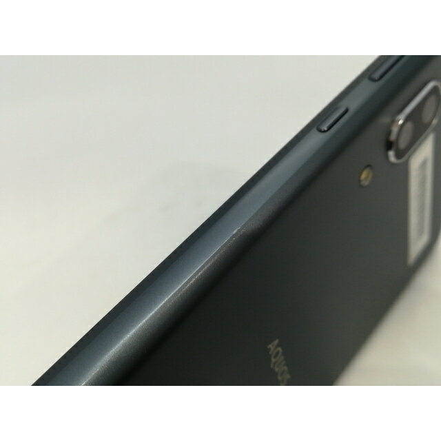 【中古】SHARP au 【SIMロック解除済み】 AQUOS sense3 ブラック 4GB 64GB SHV45【浜松駅前】保証期間1ヶ月【ランクB】