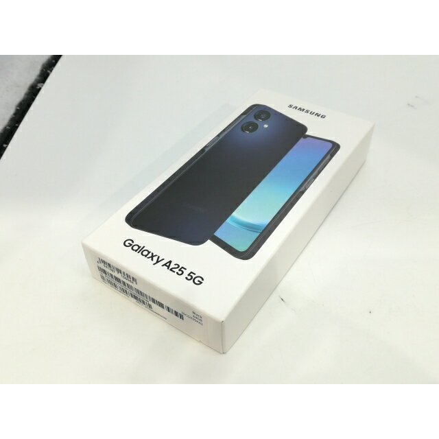 【未使用】SAMSUNG UQmobile 【SIMフリー】 Galaxy A25 5G ブラック 4GB 64GB SCG33【浜松駅前】保証期間3ヶ月