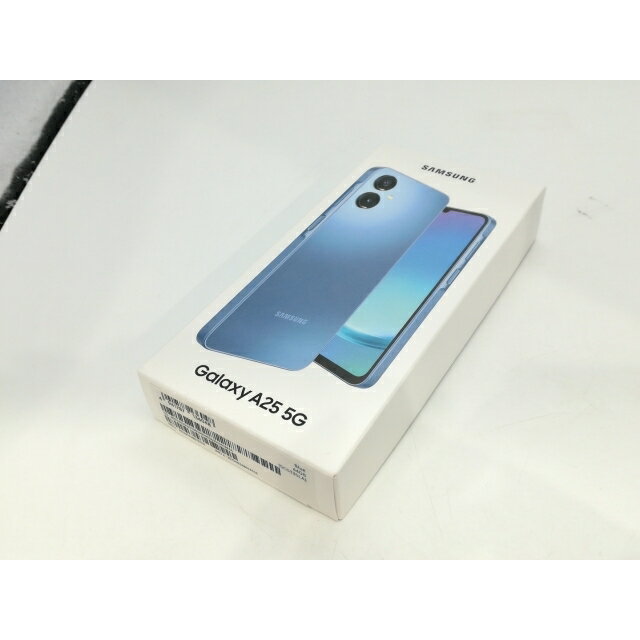 【未使用】SAMSUNG UQmobile 【SIMフリー】 Galaxy A25 5G ブルー 4GB 64GB SCG33【浜松駅前】保証期間3ヶ月