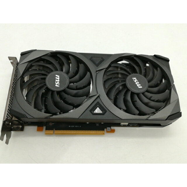 【中古】MSI GeForce RTX 3060 Ti VENTUS 2X 8G OCV1 LHR RTX3060Ti(LHR)/8GB(GDDR6)【浜松駅前】保証期間1週間