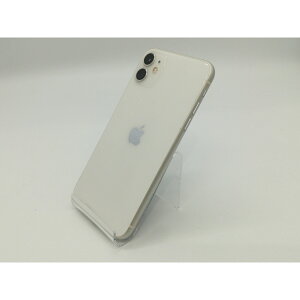 【中古】Apple au 【SIMロック解除済み】 iPhone 11 128GB ホワイト MWM22J/A【浜松駅前】保証期間1ヶ月【ランクC】