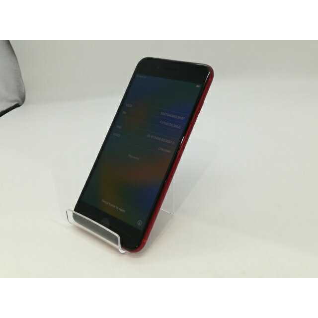 【中古】Apple iPhone 8 Plus 256GB (PRODUCT)RED Special Edition （国内版SIMロックフリー） MRTM2J/A【浜松駅前】保証期間1ヶ月【ランクC】