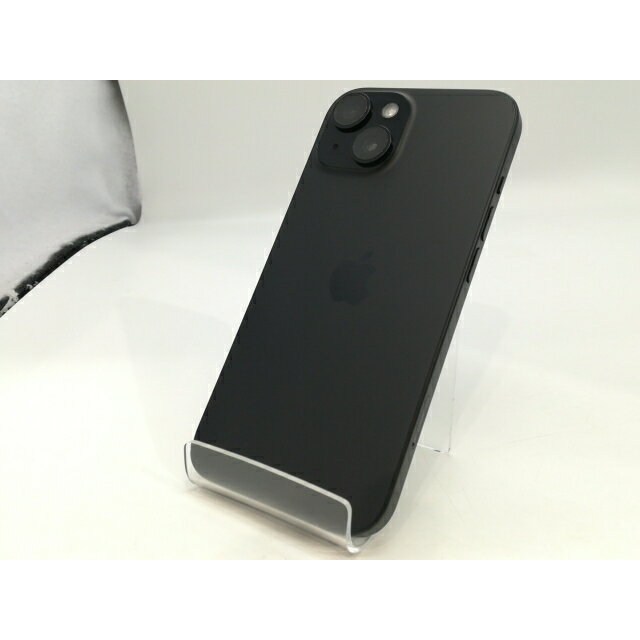 【中古】Apple 国内版 【SIMフリー】 iPhone 15 128GB ブラック MTMH3J/A【浜松駅前】保証期間1ヶ月【ランクB】