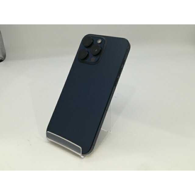 【中古】Apple SoftBank 【SIMフリー】 iPhone 15 Pro Max 256GB ブルーチタニウム MU6T3J/A【浜松駅前】保証期間1ヶ月【ランクA】