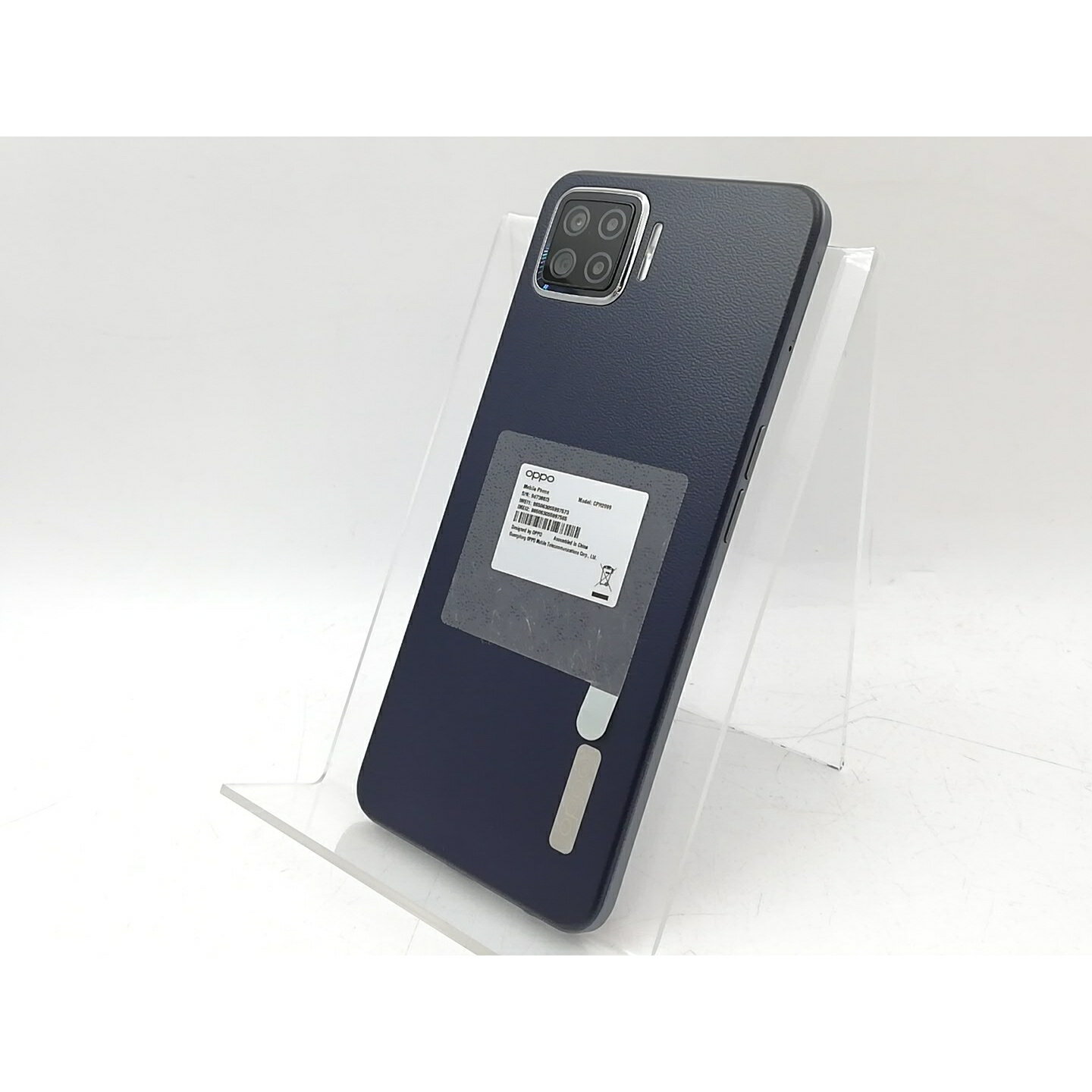 【中古】Oppo 楽天モバイル 【SIMフリー】 OPPO A73 ネービーブルー 4GB 64GB CPH2099【DS秋葉】保証期間1ヶ月【ランクA】