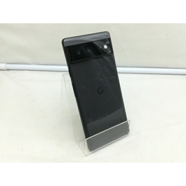【中古】Google 国内版 【SIMフリー】 Pixel 6 ストーミーブラック 8GB 128GB GR1YH【DS秋葉】保証期間1ヶ月【ランクB】