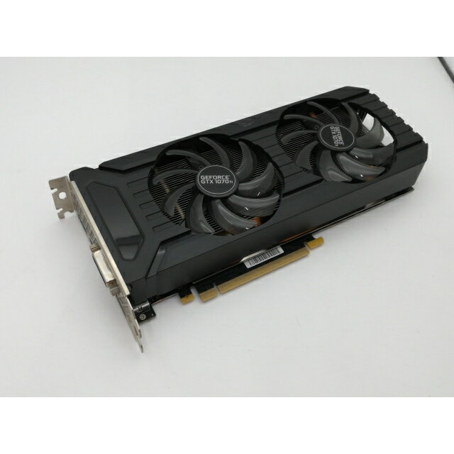 【中古】Palit GTX1070Ti 8GB DUAL(NE5107T015P2-1043D) GTX1070Ti/8GB(GDDR5)/PCI-E【DS秋葉】保証期間1週間