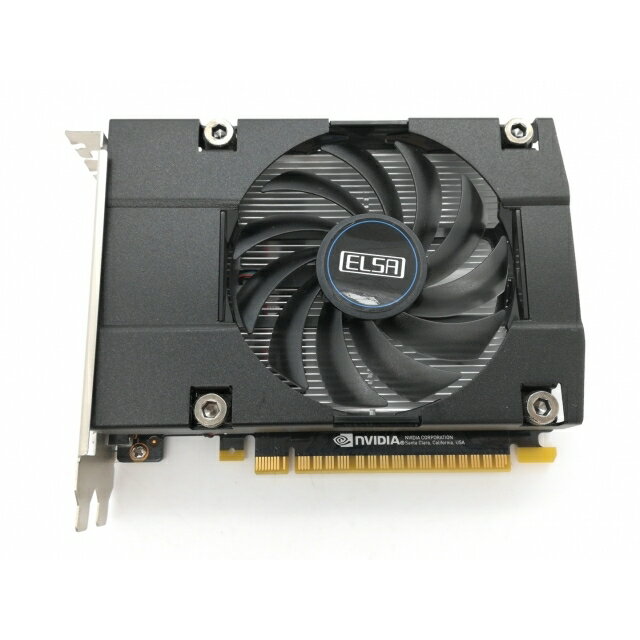 【中古】ELSA GeForce GTX 1050 Ti 4GB S.A.C(GD1050-4GERST) GTX1050Ti/4GB(GDDR5)/PCI-E【DS秋葉】保..