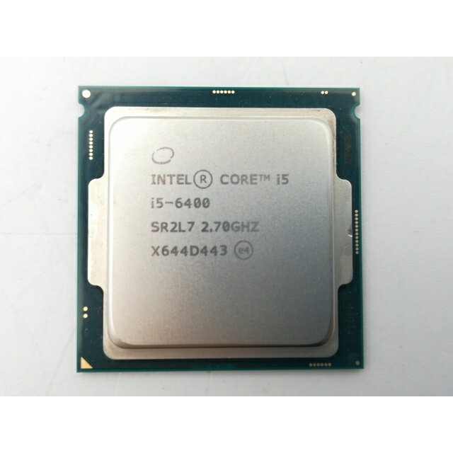 【中古】Intel Core i5-6400 (2.7GHz/TB:3.3GHz