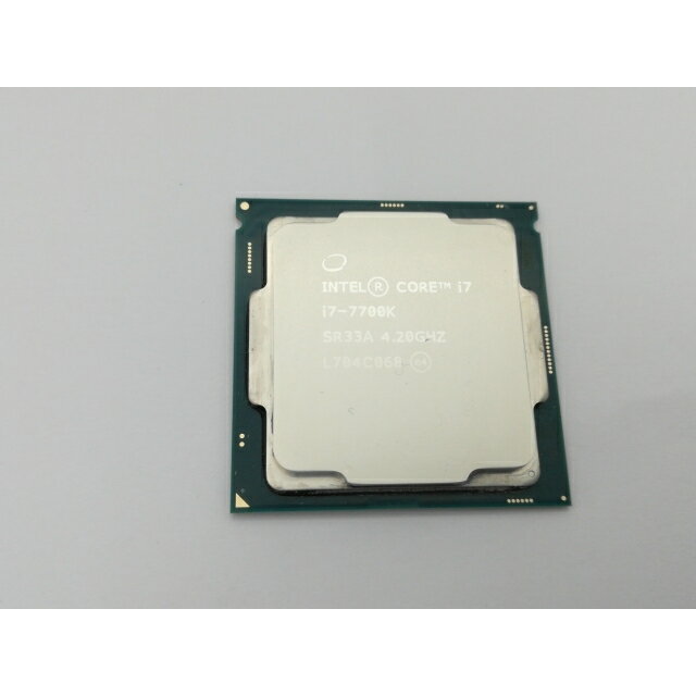 【中古】Intel Core i7-7700K (4.2GHz/TB:4.5GHz) BOX LGA1151/4C/8T/L3 8M/HD630/TDP91W【DS秋葉】保証期間1週間